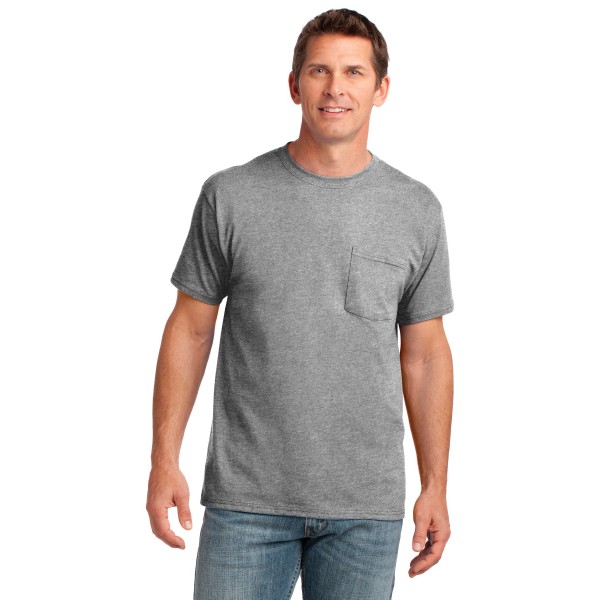 PC54P Port & Co Athletic Heather