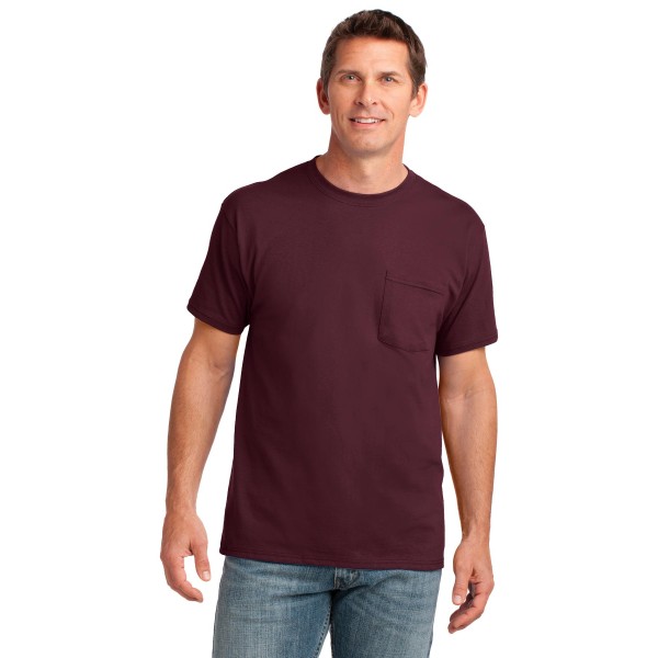 PC54P Port & Co Athletic Maroon