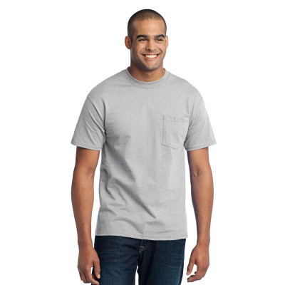 Port & Co PC55PT Tall Core Blend Pocket Tee