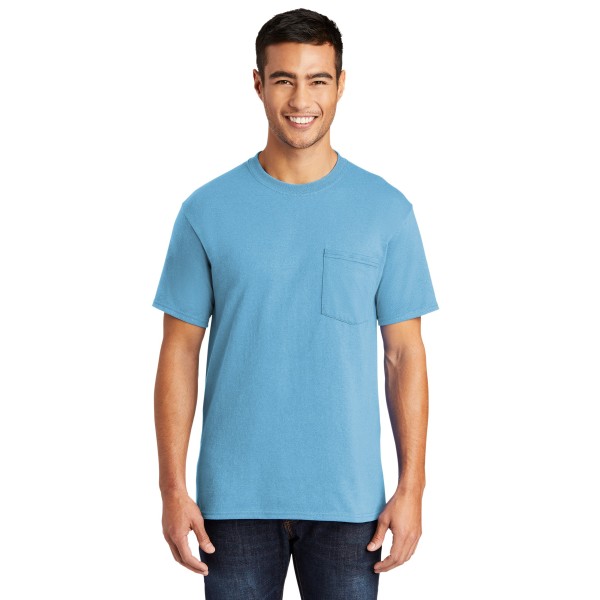 PC55PT Port & Co Aquatic Blue
