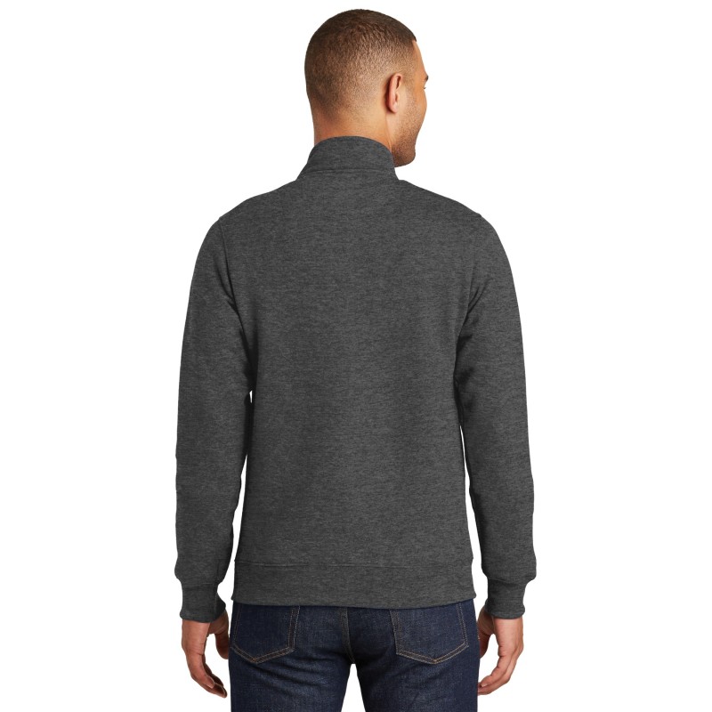 Port & Co PC850Q Dark Heather Grey