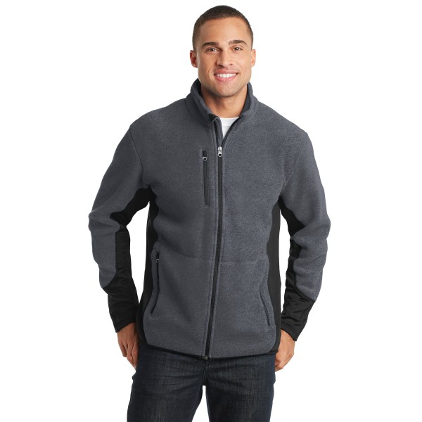 F227 Port Authority Charcoal Heather/ Black