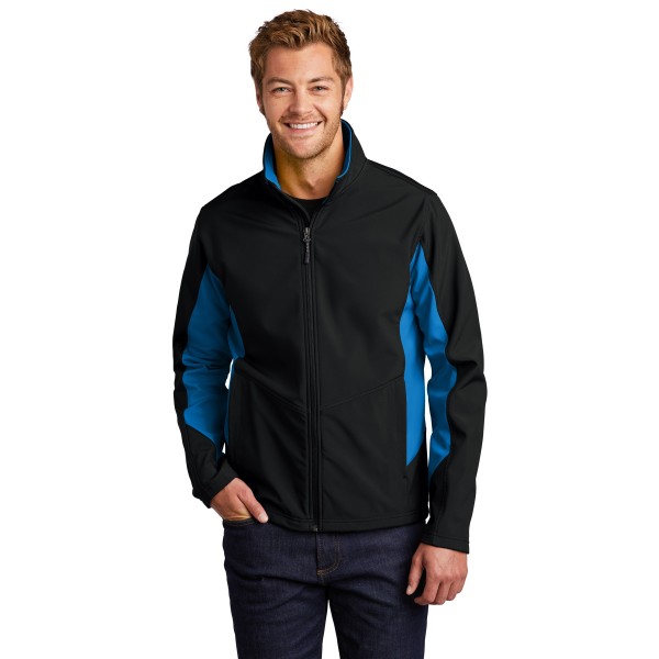 J318 Port Authority Black/ Imperial Blue