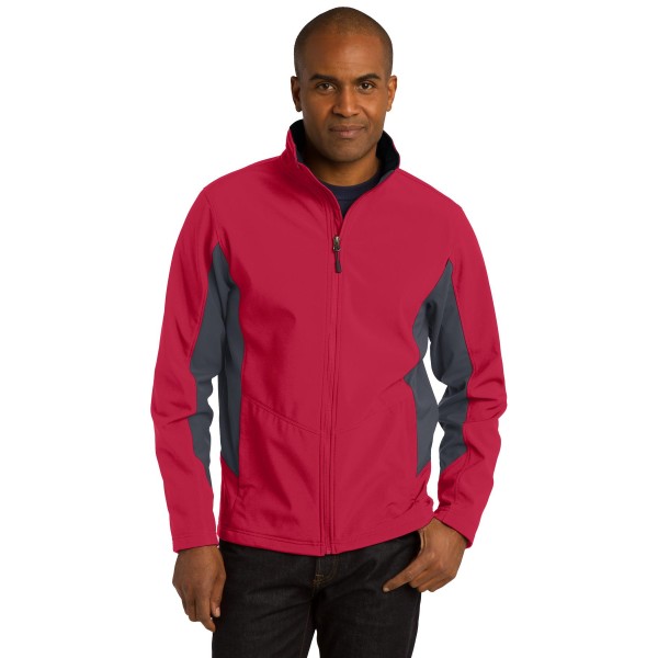 J318 Port Authority Rich Red/ Battleship Grey