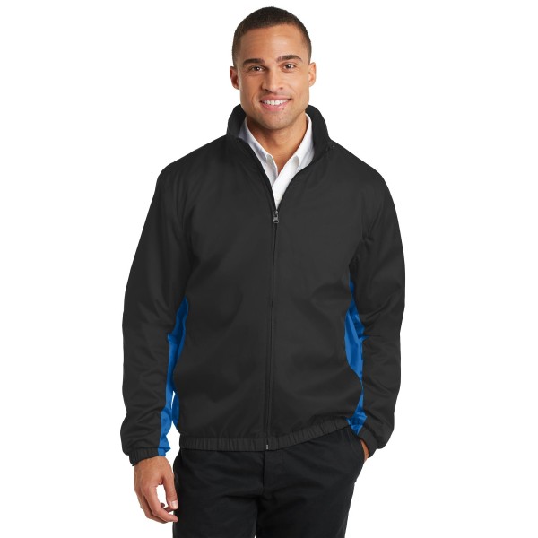 J330 Port Authority Black/ Imperial Blue
