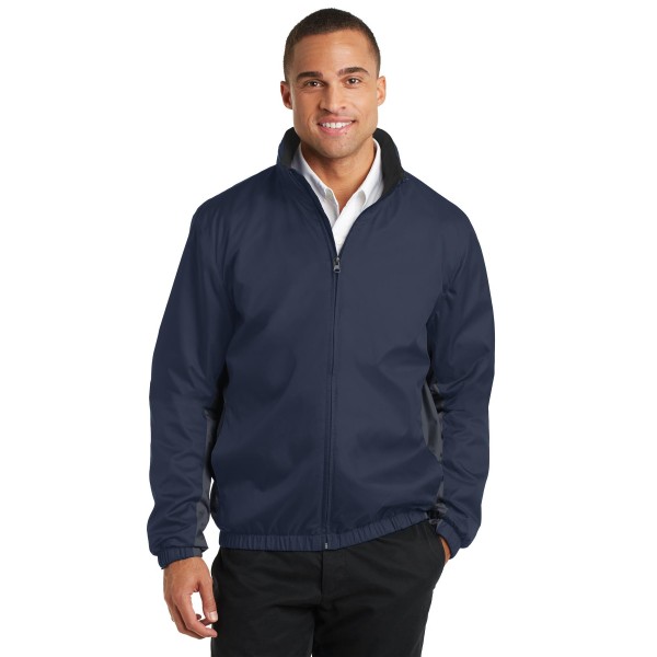 J330 Port Authority Dress Blue Navy/ Battleship Grey