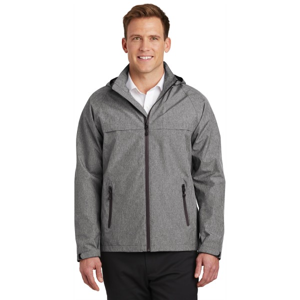 J333 Port Authority Dark Grey Heather