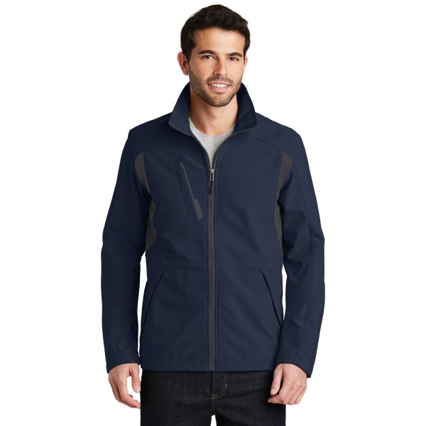 J336 Port Authority Dress Blue Navy/ Battleship Grey