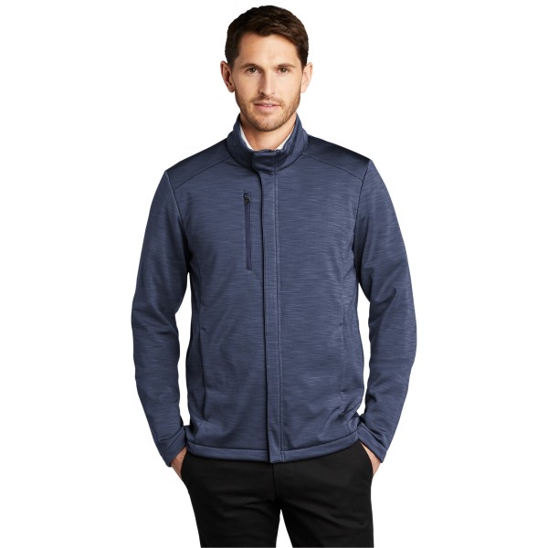 J339 Port Authority Dress Blue Navy Heather