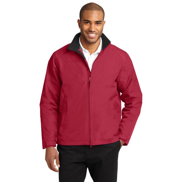J354 Port Authority True Red/ True Black
