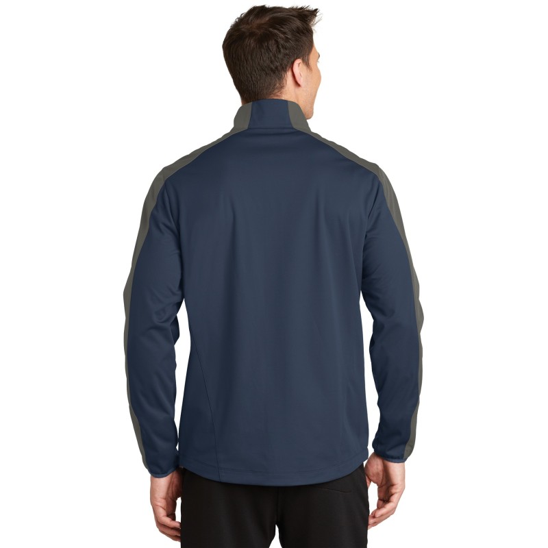 Port Authority J718 Dress Blue Navy/ Grey Steel