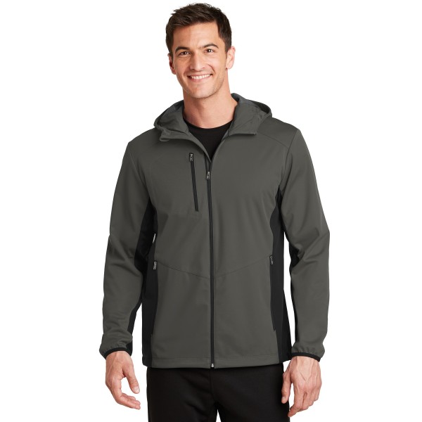 J719 Port Authority Grey Steel/ Deep Black