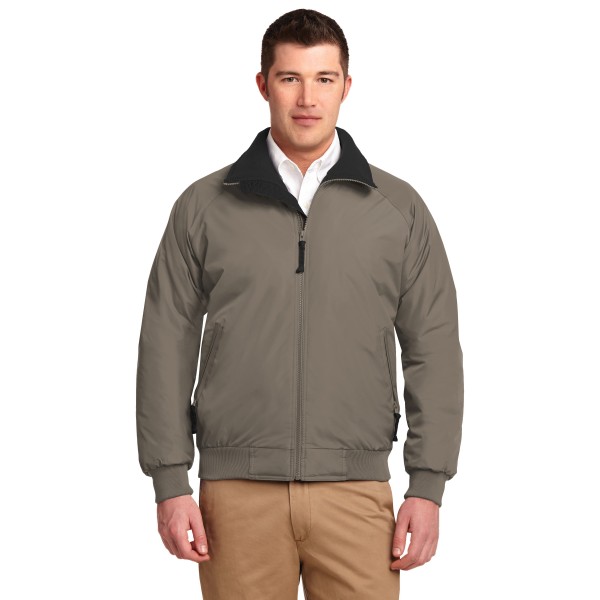 J754 Port Authority Khaki/ True Black