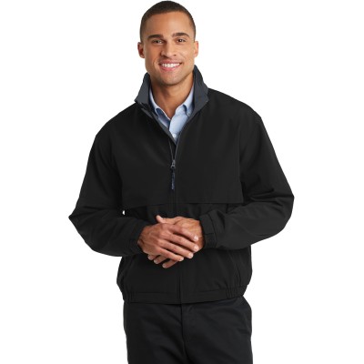 Port Authority J764 Black/ Steel Grey