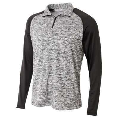A4 NB4249 Youth Quarter Zip Space Dye