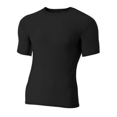 A4 N3130 Men's Short Sleeve Compression Crew