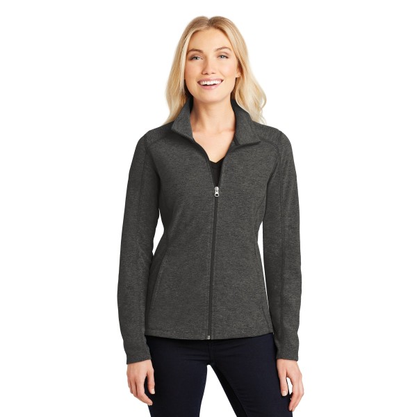 L235 Port Authority Black Charcoal Heather