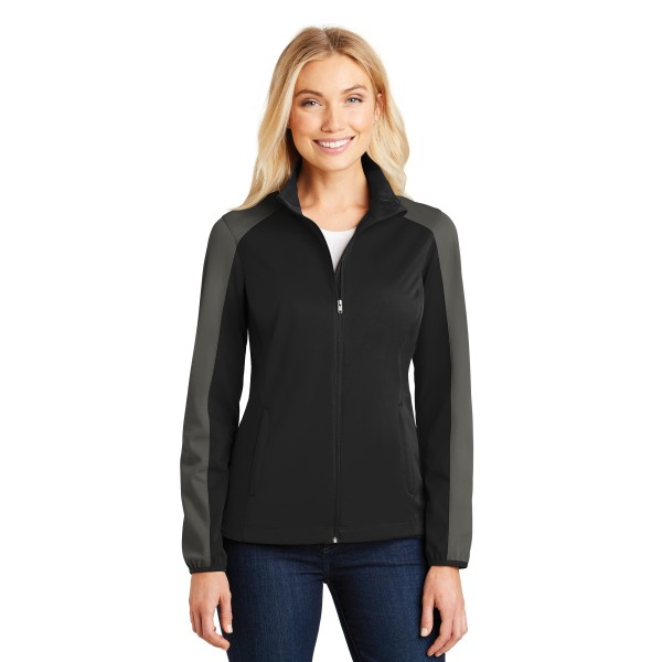 L718 Port Authority Deep Black/ Grey Steel