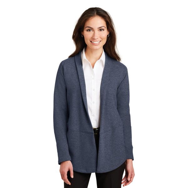 L807 Port Authority Estate Blue Heather/ Charcoal Heather