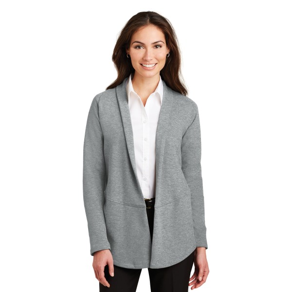L807 Port Authority Medium Heather Grey/ Charcoal Heather