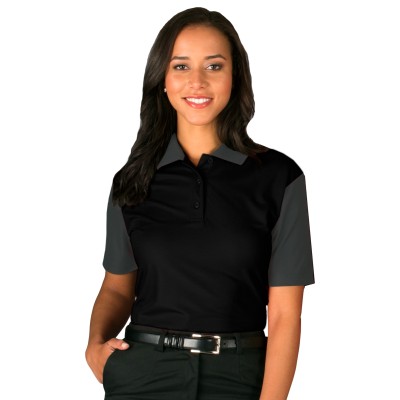 Blue Generation BG6054 Women's IL-50 Colorblock Polo