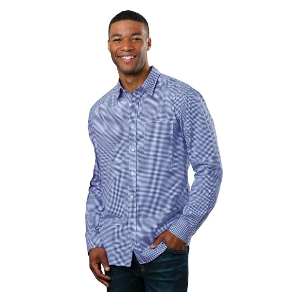 BG7269 Blue Generation Gingham French Blue