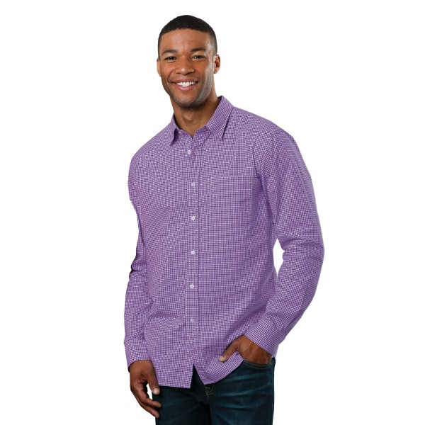 BG7269 Blue Generation Gingham Plum