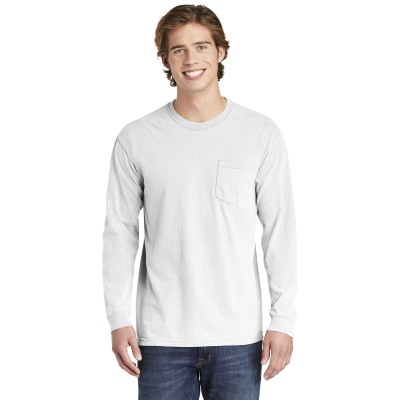 Comfort Colors 4410 Heavyweight Ring Spun Long Sleeve Pocket Tee