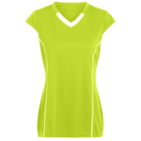 1218 Augusta Sportswear LIME/WHITE