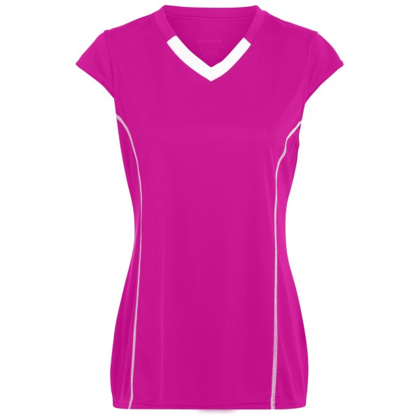1219 Augusta Sportswear POWER PINK/WHITE