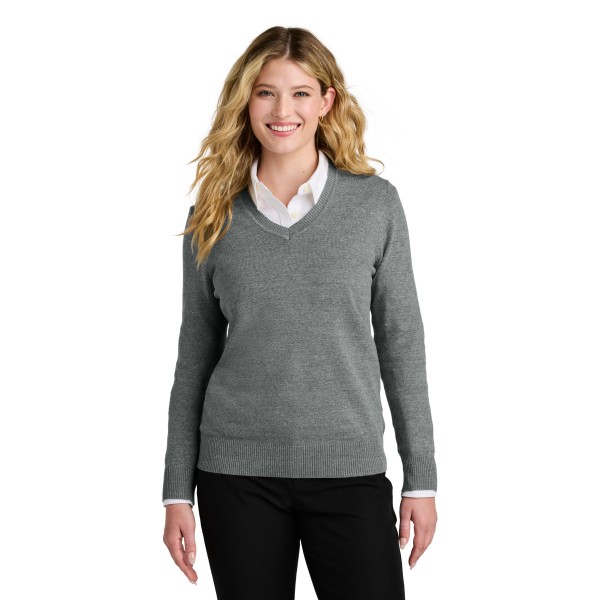 LSW2850 Port Authority Medium Heather Grey