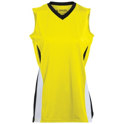 Augusta Sportswear 1356 POWER YELLOW/BLACK/WHITE