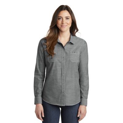 Port Authority LW380 Women's Slub Chambray Shirt