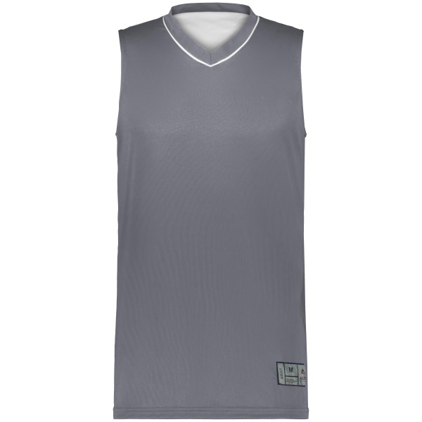 152 Augusta Sportswear GRAPHITE/WHITE