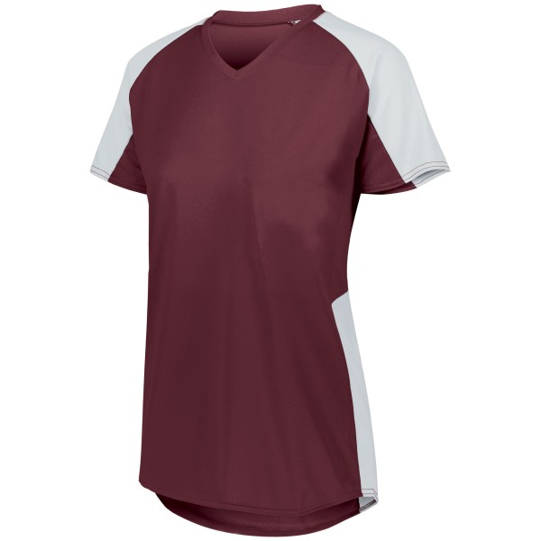 1523 Augusta Sportswear MAROON/WHITE