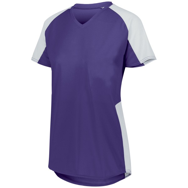 1523 Augusta Sportswear PURPLE/WHITE