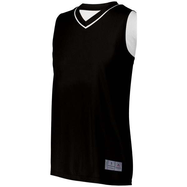 154 Augusta Sportswear BLACK/WHITE