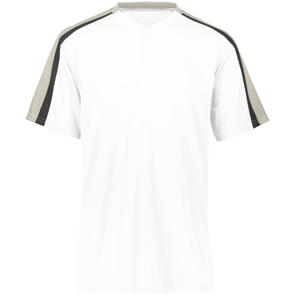 1558 Augusta Sportswear WHITE/SILVER GREY/BLACK