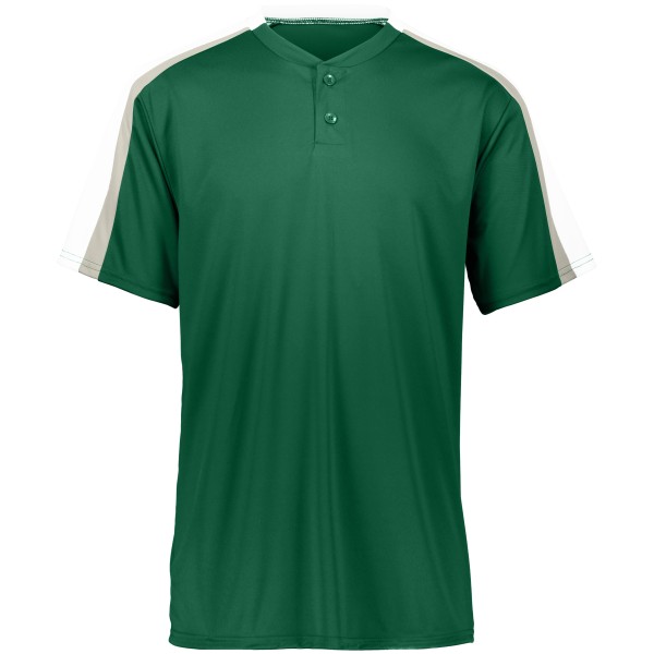 1558 Augusta Sportswear DARK GREEN/WHITE/SILVER GREY