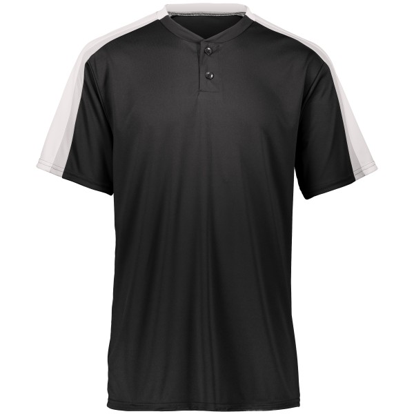 1558 Augusta Sportswear BLACK/WHITE/SILVER GREY