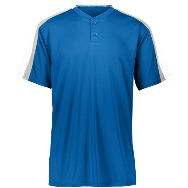 1558 Augusta Sportswear ROYAL/WHITE/SILVER GREY