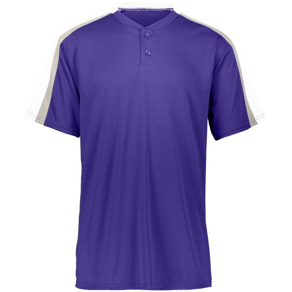 1558 Augusta Sportswear PURPLE/WHITE/SILVER GREY
