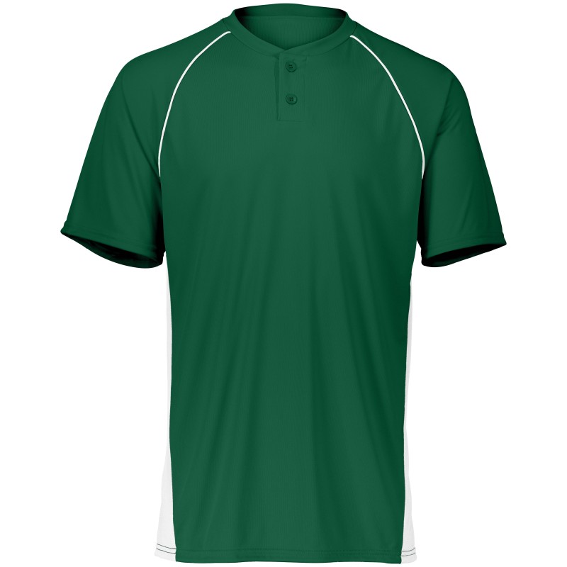 Augusta Sportswear 1561 DARK GREEN/WHITE