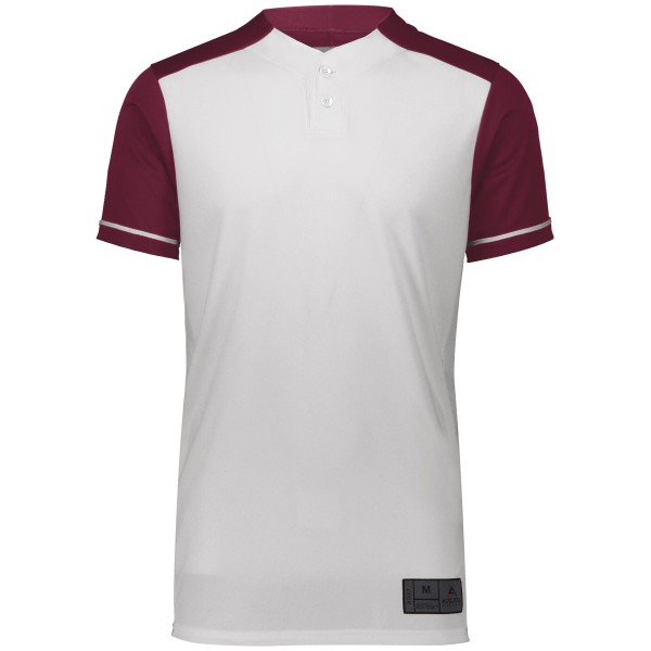 1569 Augusta Sportswear WHITE/MAROON