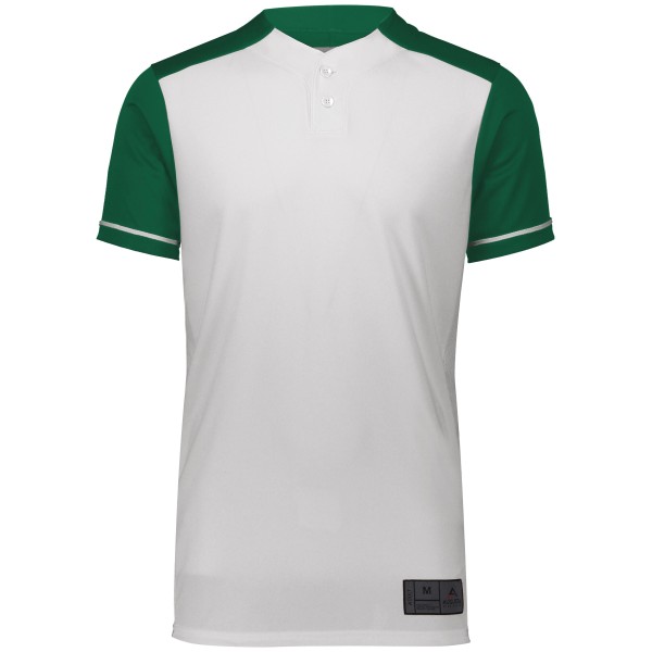 1569 Augusta Sportswear White/Dark Green