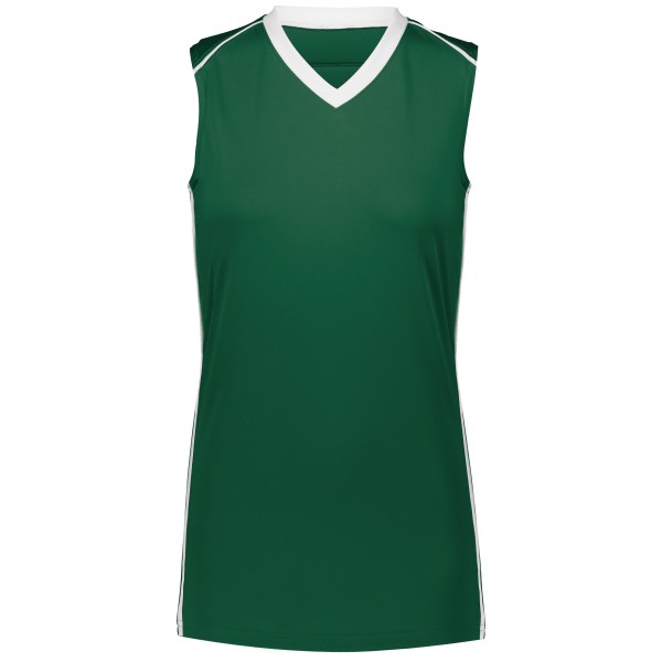 1687 Augusta Sportswear DARK GREEN/WHITE