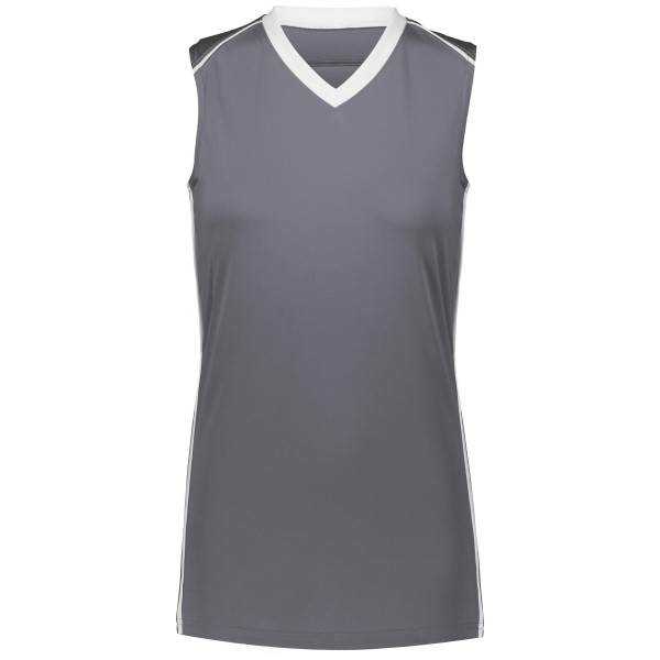1687 Augusta Sportswear GRAPHITE/WHITE