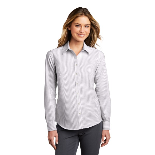 LW657 Port Authority Gusty Grey/ White