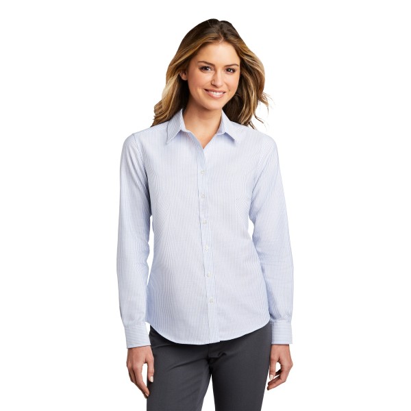 LW657 Port Authority Oxford Blue/ White