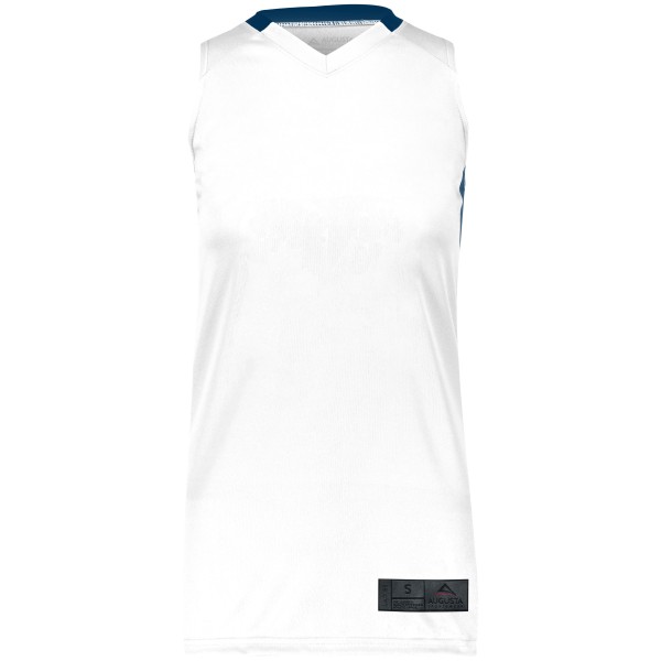 1732 Augusta Sportswear WHITE/NAVY